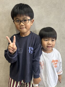 フレイム(FLAME) キッズカット　ツーブロックスタイル