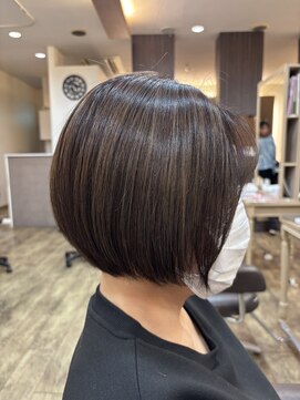 アルターリール(aL ter Rire) 着物ヘア/ダークアッシュ/ミディアムレイヤー カット/鎌取