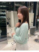 ハーツオオサカ(HE:ARTS OSAKA)&nbsp;韓国ミディアム暗髪髪質改善カラー