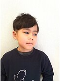 刈り上げツーブロック　マッシュスタイル