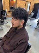 アディクト オム(ADDICT HOMME)&nbsp;マレットヘア×シャドウパーマ