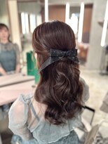 ヘアセット&メイク専門店 カスミ(Kasumi) ハーフアップ