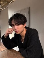 メンズココ メンズパーマ 韓国ヘア 日本橋店(MENS COCO)&nbsp;ツイストスパイラル センターパート