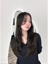 ロア 熊本(LOA)&nbsp;韓国ヘア顔まわりロングレイヤー