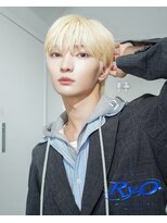セリ 表参道(ceri)&nbsp;シースルーマッシュダウンパーマ韓国マッシュブリーチカラー