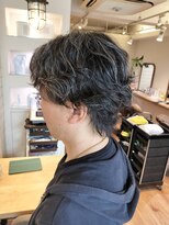 ハチマルハチ エアー 向ヶ丘遊園店(808 air) メンズの無造作ラフパーマ@40代、50代、60代