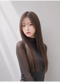 ナチュラルベージュ_韓国ヘア_シルク縮毛_ヨシンモリ