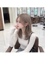 アッシュ 桜新町店(Ash)&nbsp;桜新町/レイヤーカット/ボブ/韓国ダブルカラー/白髪ぼかし