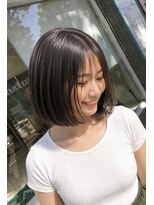 アッシュ 川崎店(Ash)&nbsp;20代30代40代『切りっぱなしボブ×髪質改善縮毛矯正』Ash川崎店