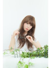 ラフな質感がいい☆デジタルパーマでニュアンスウエーブ