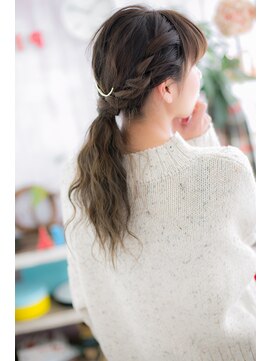 ヘアアンドビューティー ミック(Hair & Beauty miq) ゆるフェミニンな♪ノットヘアアレンジa(miq阿佐ヶ谷)