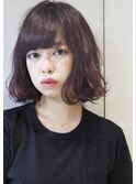 『 エアリーBOB & ラベンダーグレージュ』小顔シルエットstyle☆