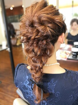 トリコヘアー Tlico Hair ふわふわ編み込みアレンジ