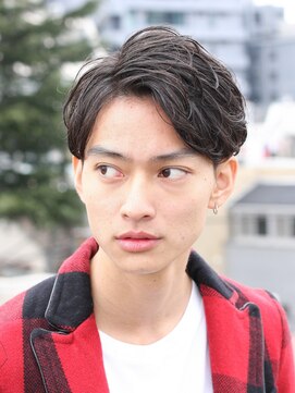 マイロ(mailo) 爽やかさ×男らしさのアップバング毛流れスタイル