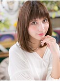 ★大人かわいいアッシュブラウンツヤワンカール20代30代40代★6