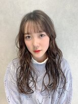 ローウェ 青山 表参道(Louwe)&nbsp;ショコラグレージュ×ゆるふわロング20代30代40代