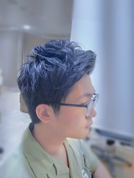 ガラントリー(GALAN TERIE) プラチナブルーメッシュカラー