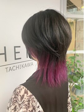 シェリー(cherie) ツートンカラーウルフ