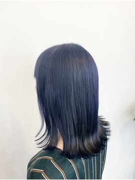 ルヴェルヘアー(Revel hair) ネイビーカラー★
