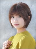 前髪あり大人ショートボブ20代30代40代【AIN.表参道】川原大地