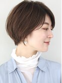 大人可愛い　耳かけショート　ショート　くびれショート　青山