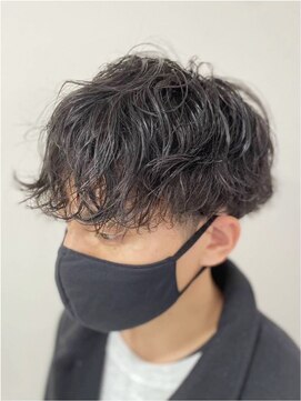 アース 大井町店(HAIR & MAKE EARTH) 20代30代メンズツイストパーマ束感トラッドオシャレ感ショート