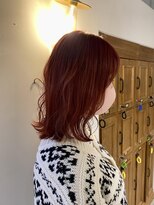 ナルヘアー 越谷(Nalu hair) カシスオレンジ/外ハネロブ
