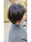マッシュショート　大人可愛い