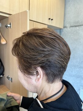 ソイル(soil) ショート/白髪ぼかしハイライト