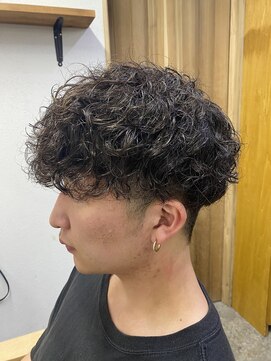 エルオム(EL.HOMME) 【RYUYA】ツーブロックマッシュスパイラルパーマ