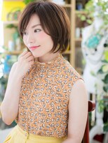 カバーヘア ブリス 戸田公園西口店(COVER HAIR bliss)&nbsp;美人顔斜めバングくせ毛風マッシュヘアh2戸田公園20代30代40代