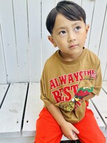 ヘアメイク マルナ 本店(HAIR MAKE MALUNA) 【MALUNA ヒマワリ】kids cut×韓国マッシュ
