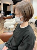 大人可愛い20代30代40代丸みとくびれショートボブ◎