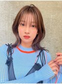 Aimee町田　ウルフカット×ナチュラルブラウン