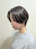 ゴーズゴードットビー 吉祥寺(go s go .b)&nbsp;【gosgo近藤】ショートボブ/耳掛け/センターパート/大人女子