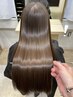 【岸田指名限定】美髪ストレート+髪質改善カラー+トリートメント
