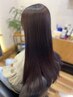 【ダメージ改善プレミアム】カット＋髪質改善リタッチカラー19250円→16360円