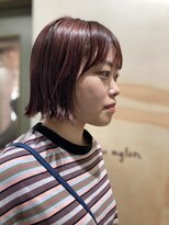 スマイロンナイロン ヘアー(smile on nylon hair)&nbsp;切りっぱなしボブ