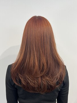 オリンテ バイ レシッド 表参道(orente by rcid) オレンジカラー オレンジブラウン