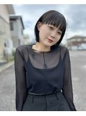 ボブ/ワイドバングボブ/大人ボブ