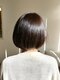 エスカ(esca)の写真/≪再現性の高いカットで毎日のお手入れも簡単≫計算された顔周りのカットで、小顔効果UPスタイルに♪