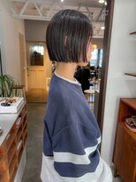 アルク(alku)&nbsp;切りっぱなしミニボブ暗め透明感カラー【meg】