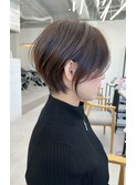 黒髪カタログ/ボブルフ/小顔に見せるヘア/ワンレン