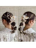 卒業式ヘアセット