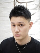 ヨシザワインク プレミアム 横浜 桜木町店(YOSHIZAWA Inc. PREMIUM)&nbsp;ツーブロアップバングフェザーショートバーバースタイル