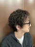 メンズカット＋パーマ（ツイスト・スパイラル）＋シェービング