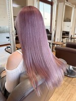 ルッツ(Lutz. hair design) 【髪質改善ハイトーン】ピンクベージュ【千代田彩夏】0527