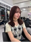 ブリーチ無しでできるカシスレッド♪10代20代30代