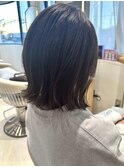 くびれボブ☆髪質改善トリートメント☆くすみベージュ白髪ぼかし