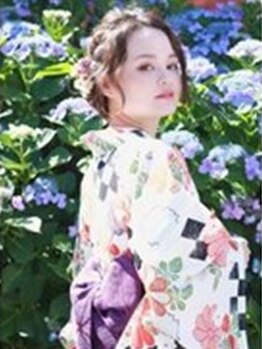 ネオリーブソラ 相模大野店(Neolive sola)の写真/【浴衣着付け+ヘアセット】花火大会や夏祭り、納涼船におすすめ☆ご予約はお早めに[相模大野/相模大野駅］